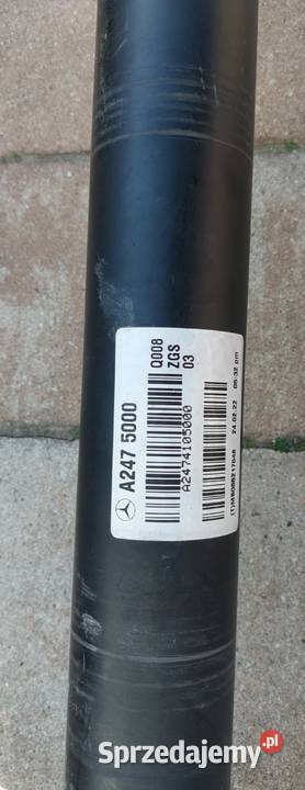 Wal napędowy mercedes a35 q008 zgs 03 A2475000 a Motoryzacja