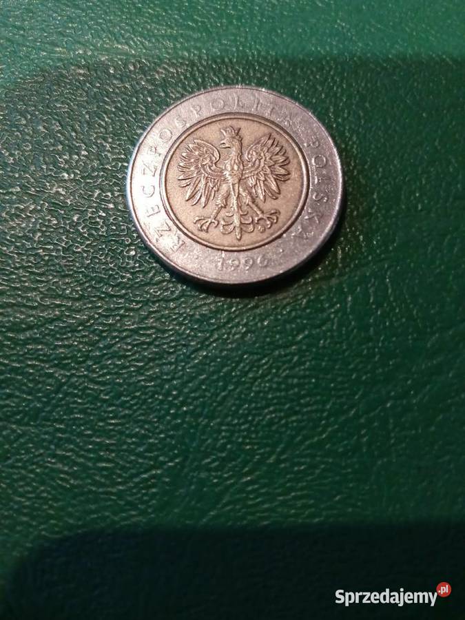 Moneta 5 zlz 1996 roku Skoczów