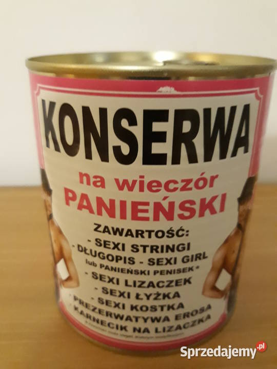 Upominek Konserwa na Wieczór Panieński super Tarłów