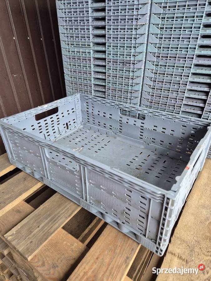 Skrzynki plastikowe składane 60x40x17