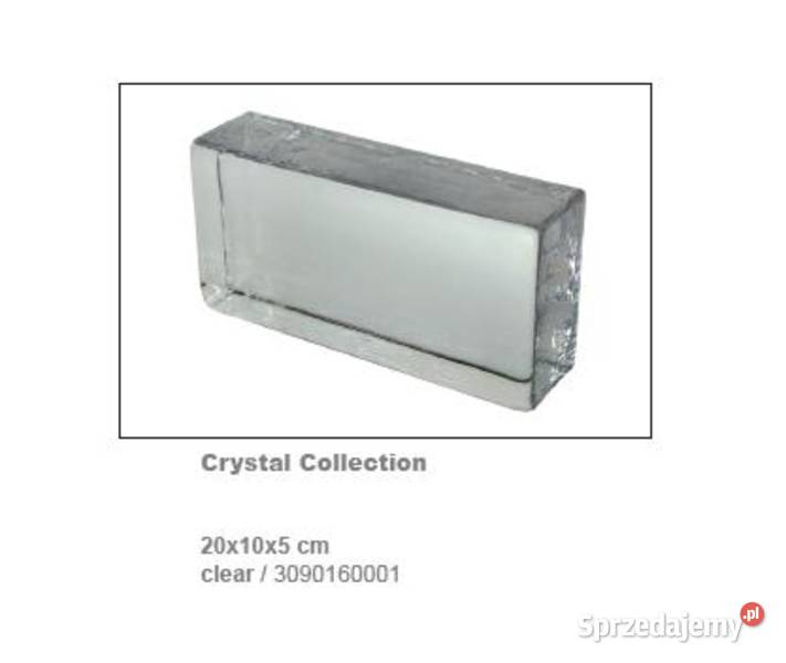 Cegła szklana Crystal Collection Clear 20 x 10 x dolnośląskie Wrocław
