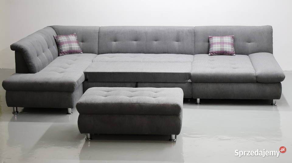 TMA NowY narożnik Wielkie U funkcja spania PUFA Poznań sprzedam