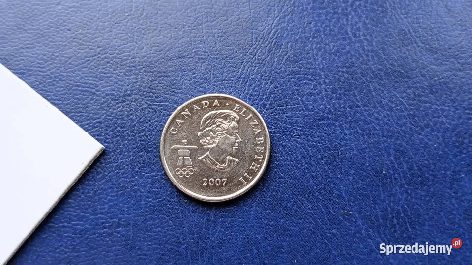 Stare monety 25 cent 2007 Kanada 3 Lesko