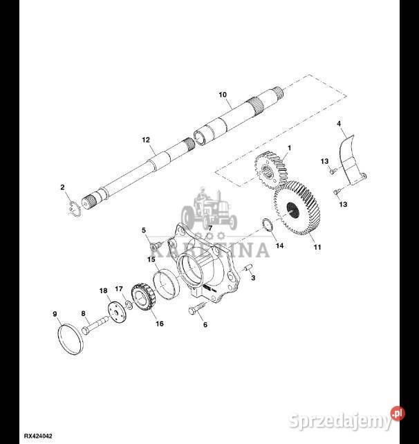 R241078 John Deere 8345R Bieg