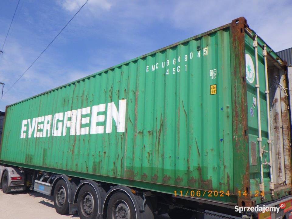 Kontener morskimagazynowy 40HC używany sprawny sprzedam