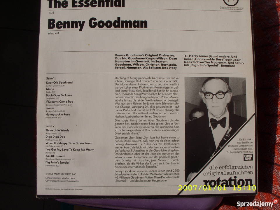 LPMJazz benny goodmanthe essential jazz