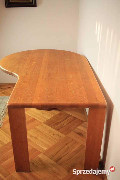 Duże biurko lity dąb do pracownipokoju dziecka Pszczyna