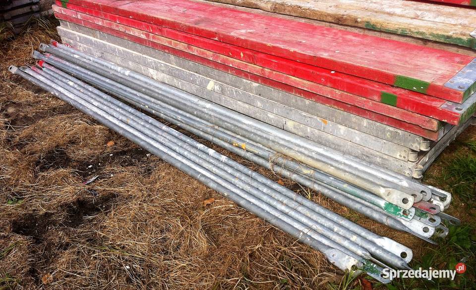 Rusztowanie szczytowe 365 m2 używane 75x62 m