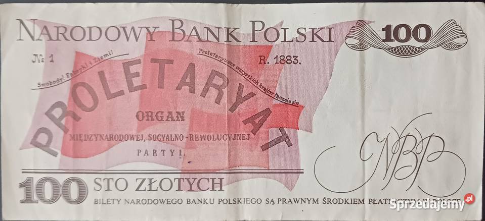 100 złotych 1XII1988 seria TD wielkopolskie