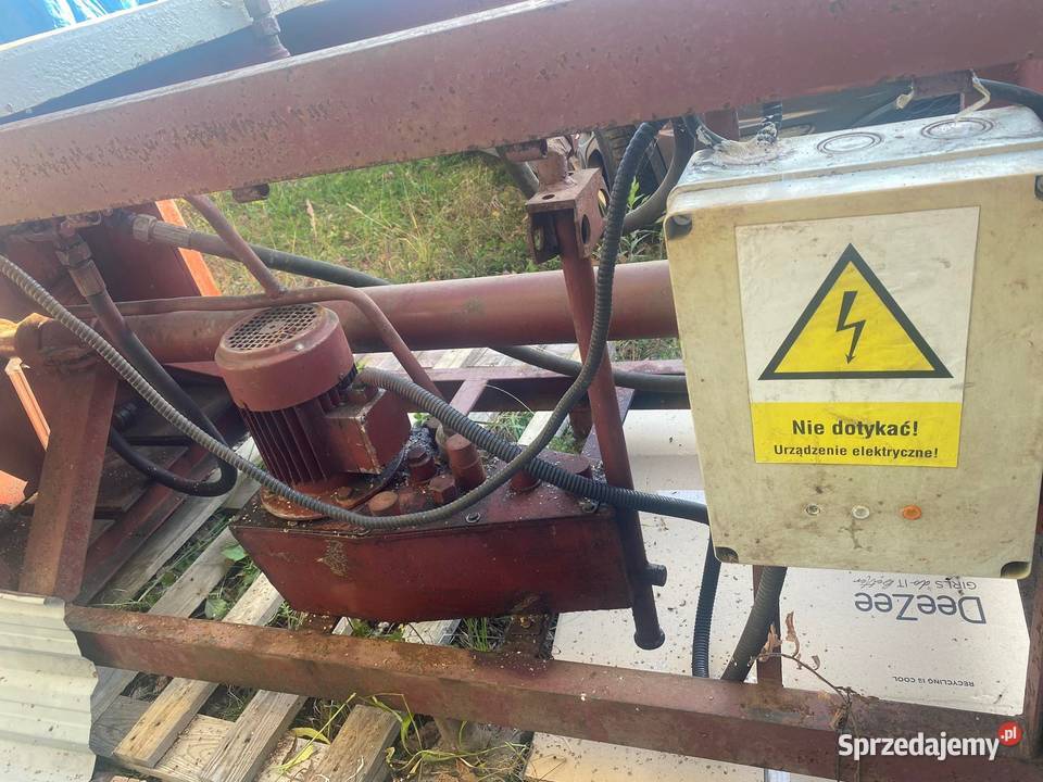 Belownica 5 ton nacisku zgniatarka prasa Magazynowanie Trzebinia