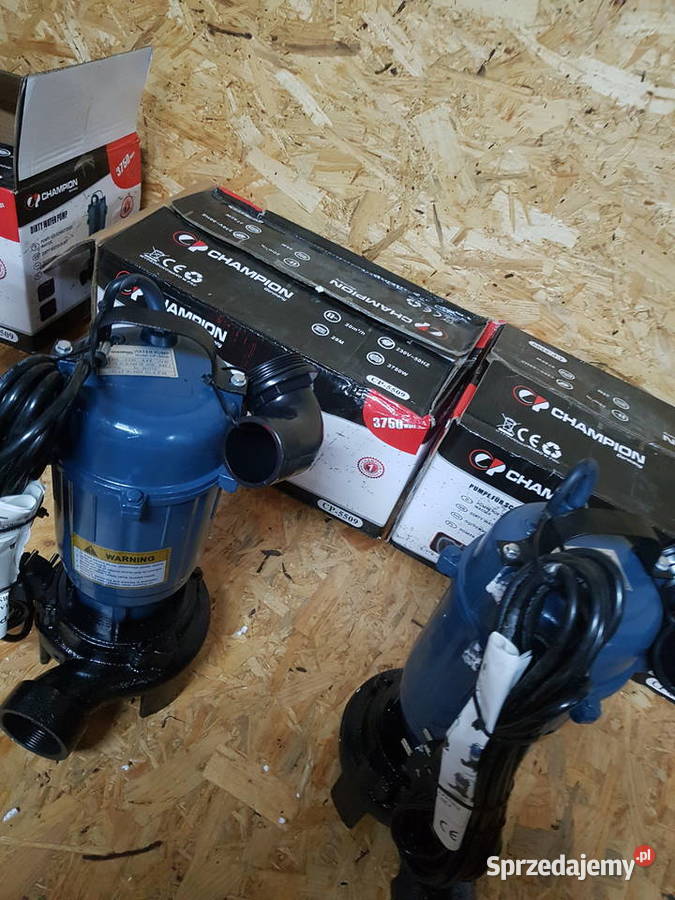 POMPA DO SZAMBA Z NOŻEM ROZDRABNIACZEM 3750W MOC wielkopolskie Głogowa sprzedam