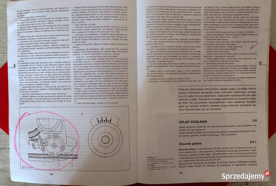 Skoda Favorit Instrukcja Obsługi Naprawa książka