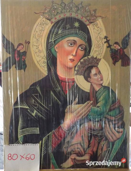 Maryja z dzieciątkiem obraz olejny na płótnie Sandomierz