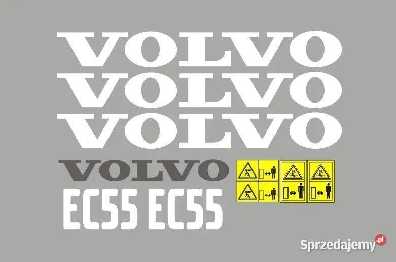 Naklejki oklejenie VOLVO EC55 Zamiennik Karoseria mazowieckie Janików