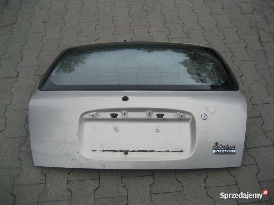 DAIHATSU SIRION 0205R KLAPA TYŁ pokrywa Rakoniewice