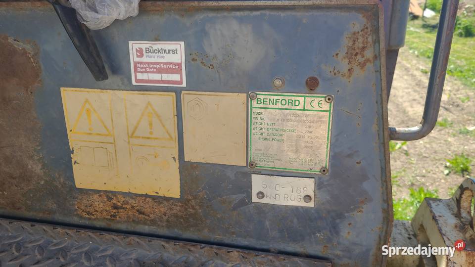 walec drogowy mały TEREX TV1200KSLRF do masy Kacice