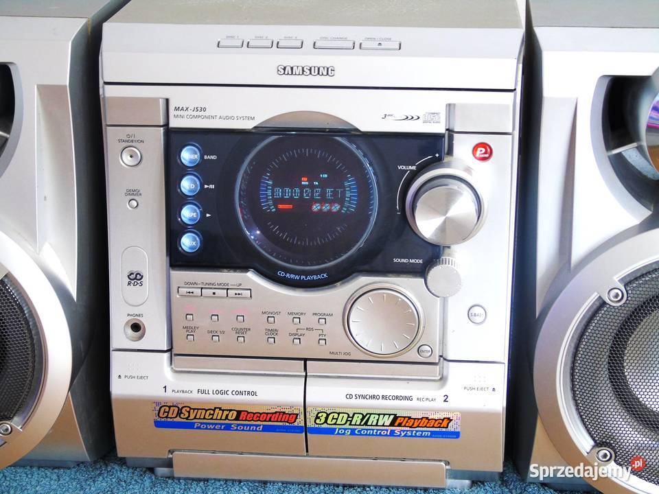 Wieża stereo amsung kolumny Radio RDS Mag AUX podkarpackie Jasło