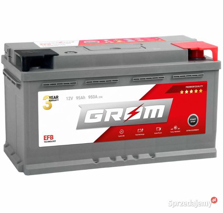 Akumulator GROM EFB 95Ah 950A Specpart Słupsk osobowe pomorskie sprzedam