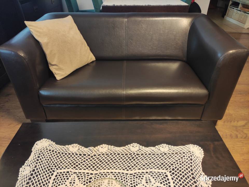 Zestaw komplet wypoczynkowy ECO skóra stan śląskie Racibórz