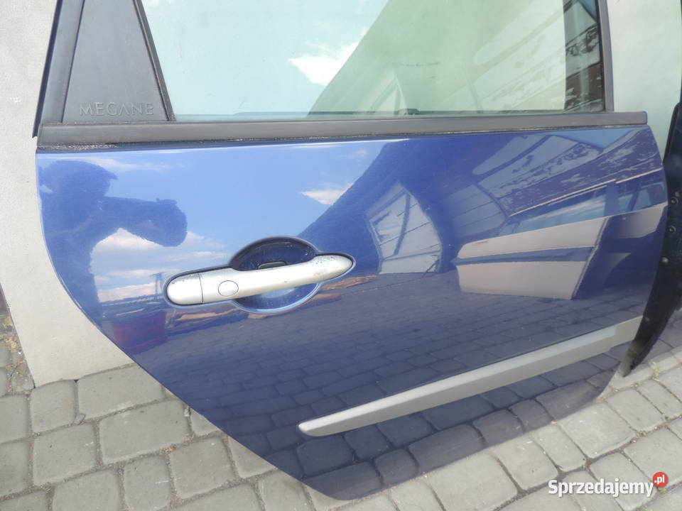 DRZWI PRAWY TYŁ RENAULT SCENIC 2 LAKIER TEF43 Części samochodowe Nowy Sącz