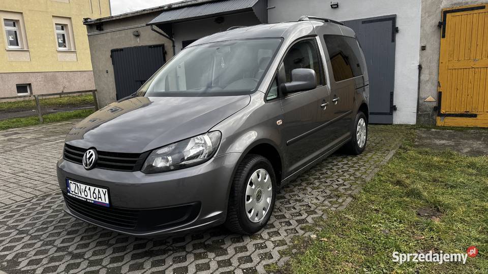 Vw caddy 16TDI 105 klima 191tkm LIFE Rok produkcji 2014 Żnin