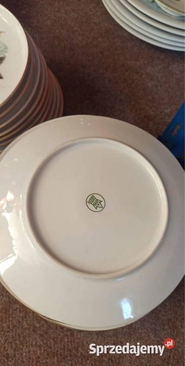 Talerzyk na wigilię Z rybkami Sygnowany Gdańsk