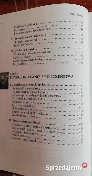 Socjologia Piotr Sztompka wielkopolskie Poznań
