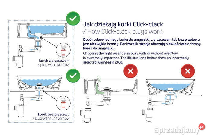 N Deante clickclack korek ceramiczny NHC C10U Poznań