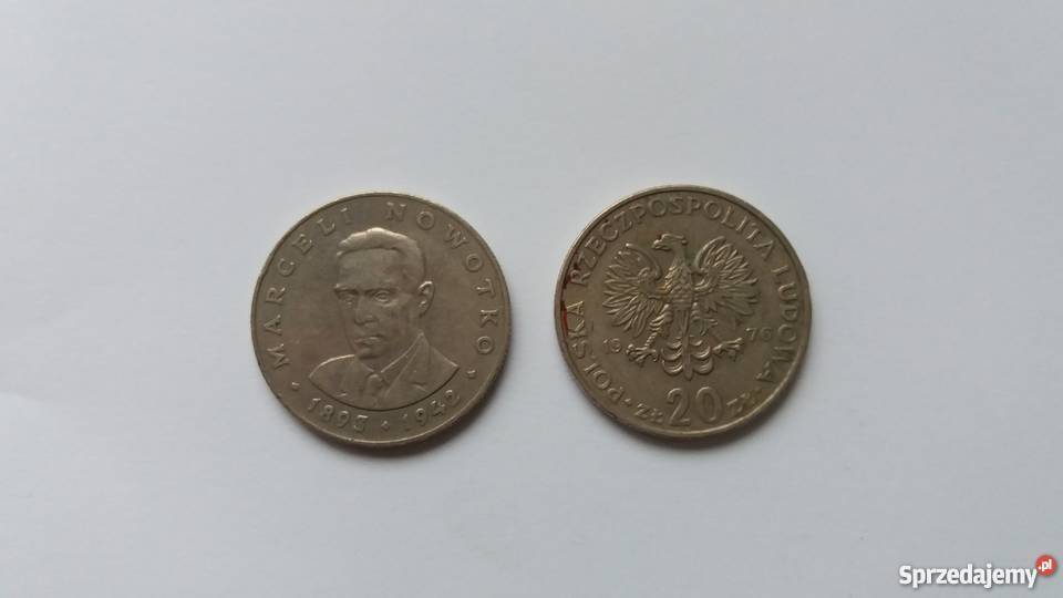 Moneta 20 Marceli Nowotko Radom