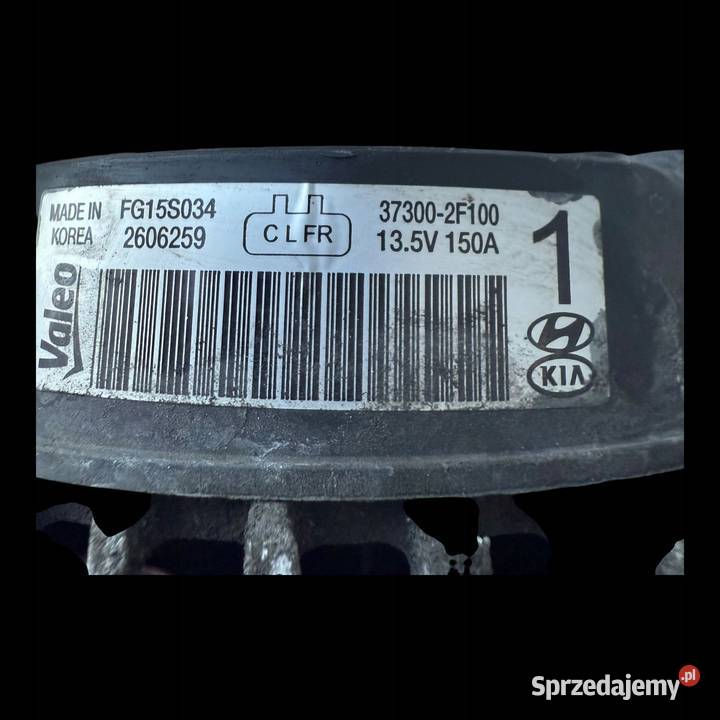 Alternator Hyundai ix35 Kia Sportage 3 20 CRDI Barłogi
