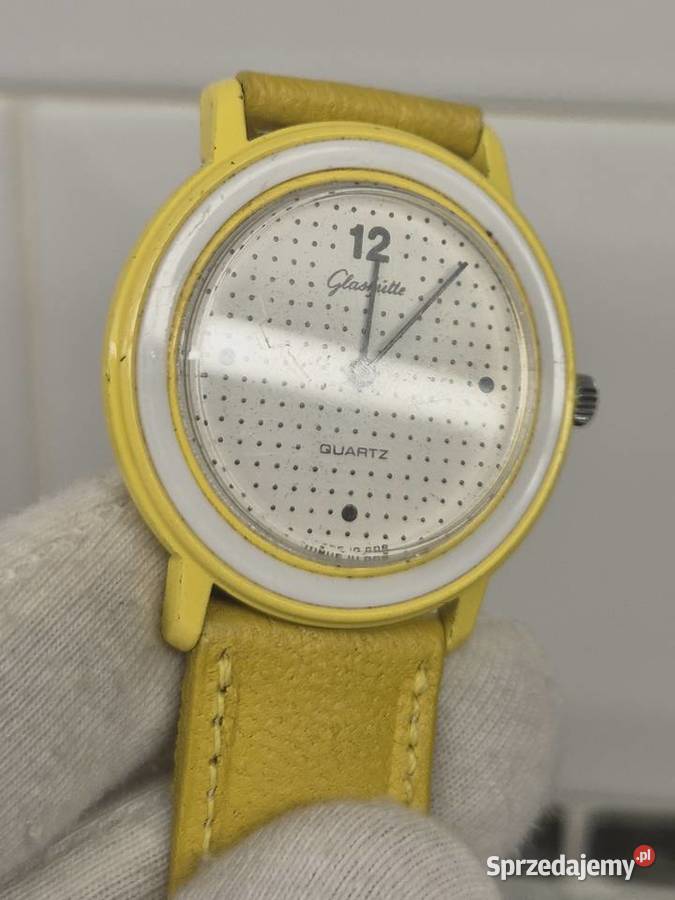 Piękny zegarek Glashutte Quartz Made in GDR Chorzów