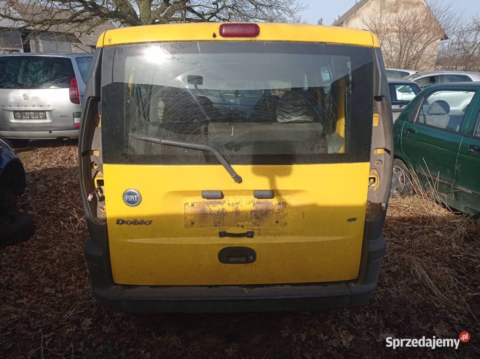 Fiat Doblo 16 Benzyna 76 kW 2004 r dawca części Szklarka Myślniewska sprzedam