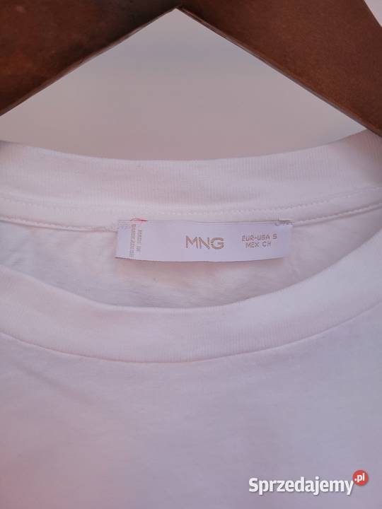 Biało różowy tshirst bluzka ombre bawełna różowy Liszki