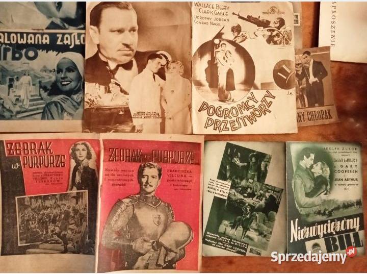 Rozkładówka filmowa reklama PRL l50te Grójec