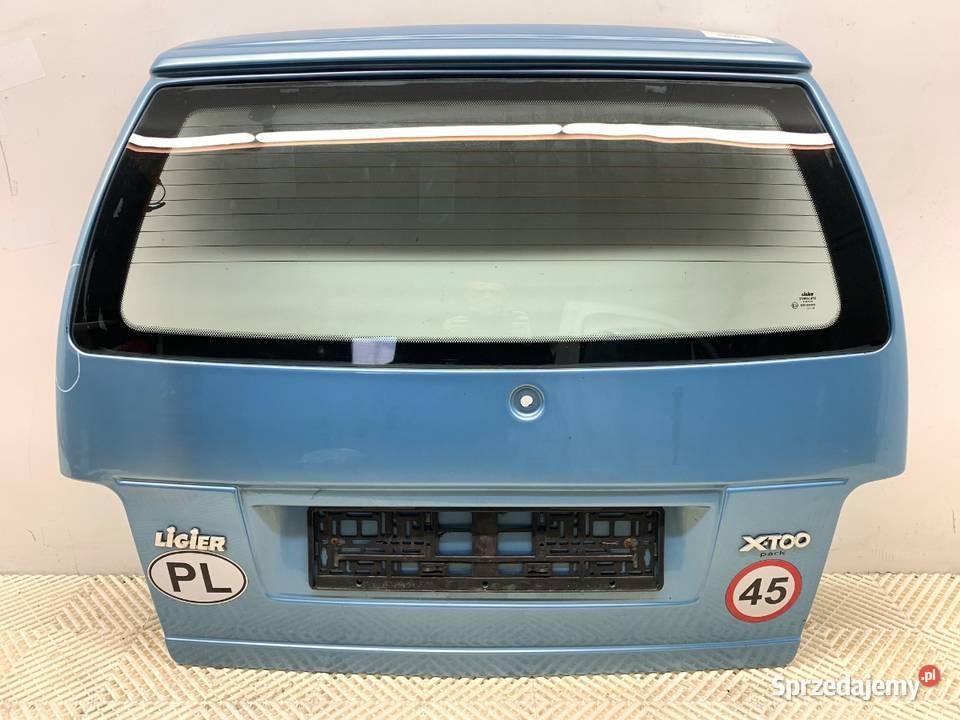 KLAPA TYŁ LIGIER XTOO Hatchback 0512 BŁĘKITNY Klapy bagażnika