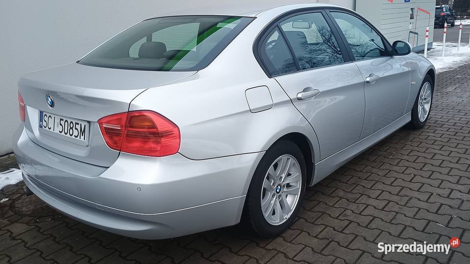 BMW 320 E 90 Benzyna bezwypadkowy serwisowany gniazdo AUX śląskie Strumień