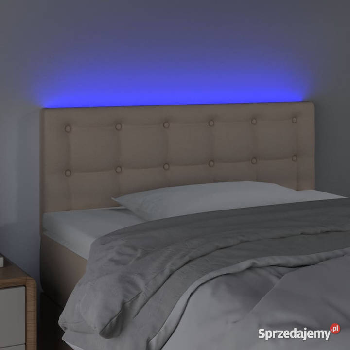 Zagłówek do łóżka z LED cappuccino 90x5x7888 mazowieckie Warszawa