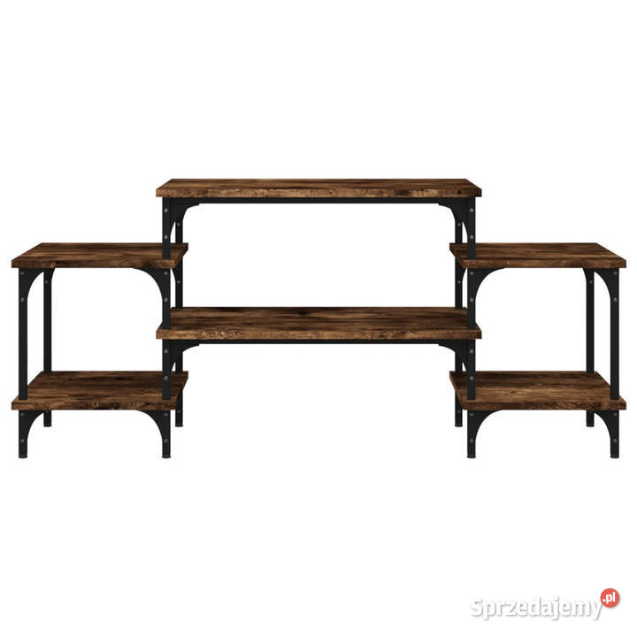 Szafka pod TV przydymiony dąb 117x35x52 WM826317 mazowieckie Warszawa