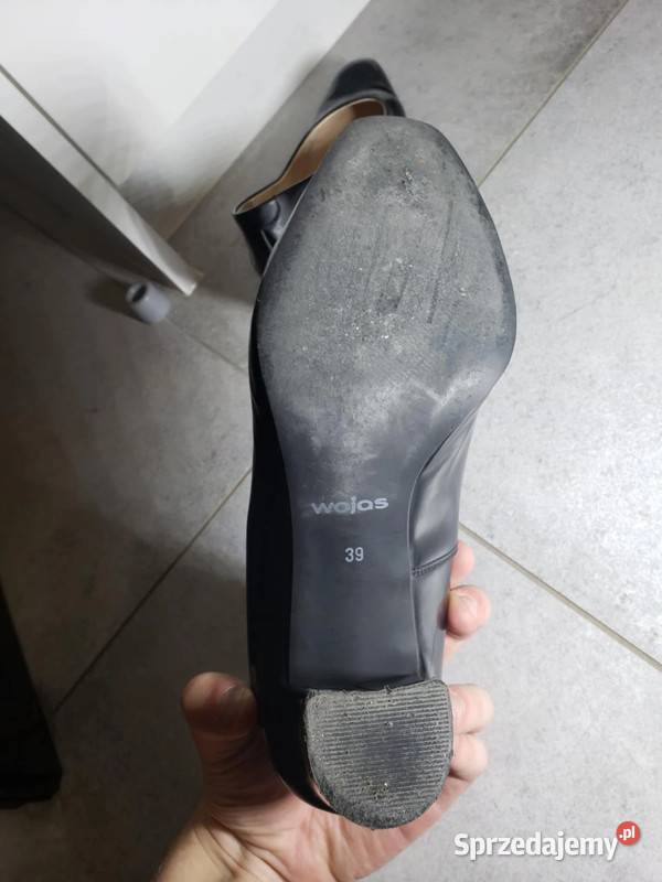 Buty czółenka półbuty Wojas skóra Dzierżoniów
