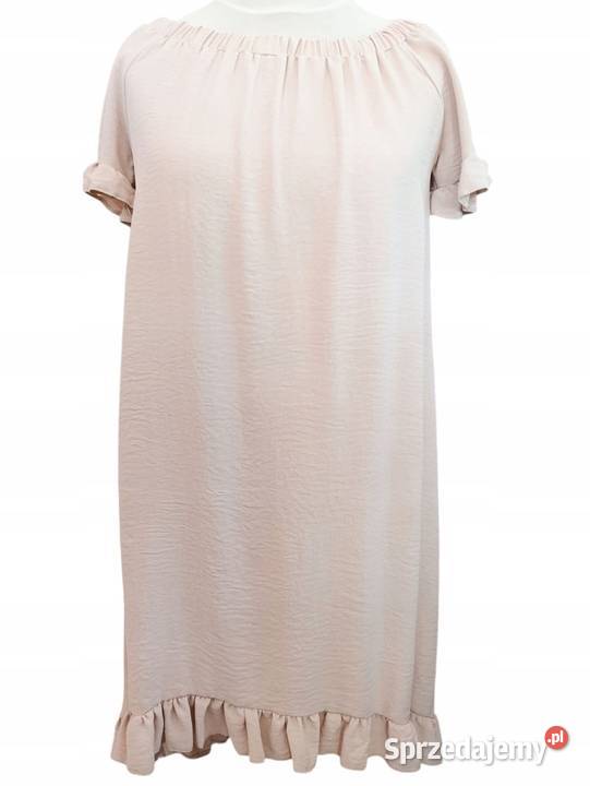 Sukienka hiszpanka ASYMETRYCZNA z falbaną Spódnice i sukienki