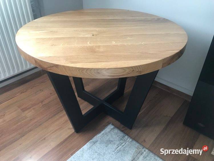 Stolik kawowy dębowy loft 81 Żywiec