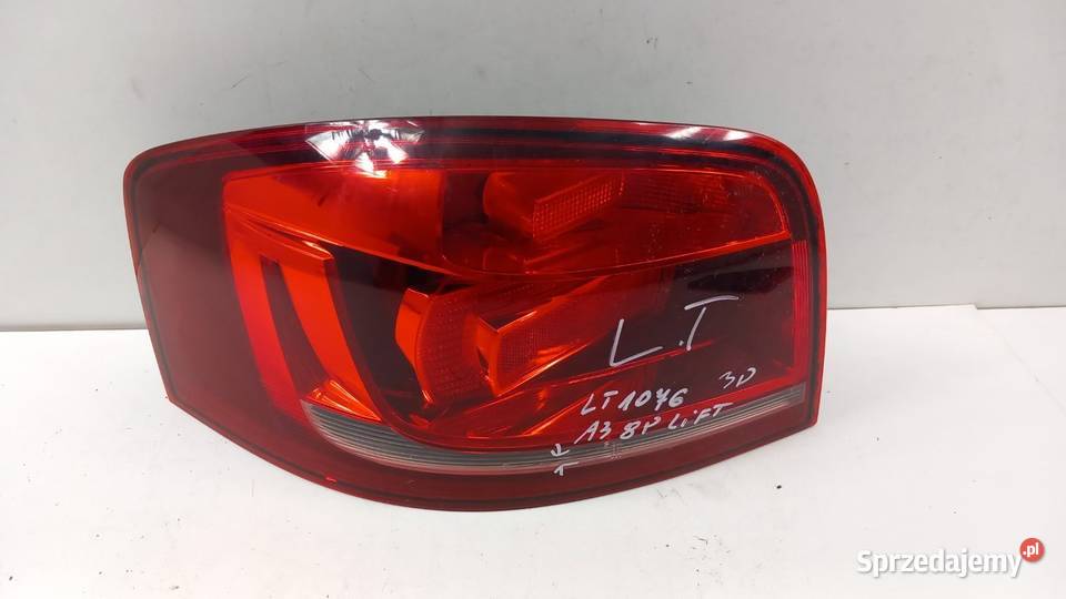 AUDI A3 8P LIFT HB LAMPA TYŁ LEWY 3D Zbierkowo