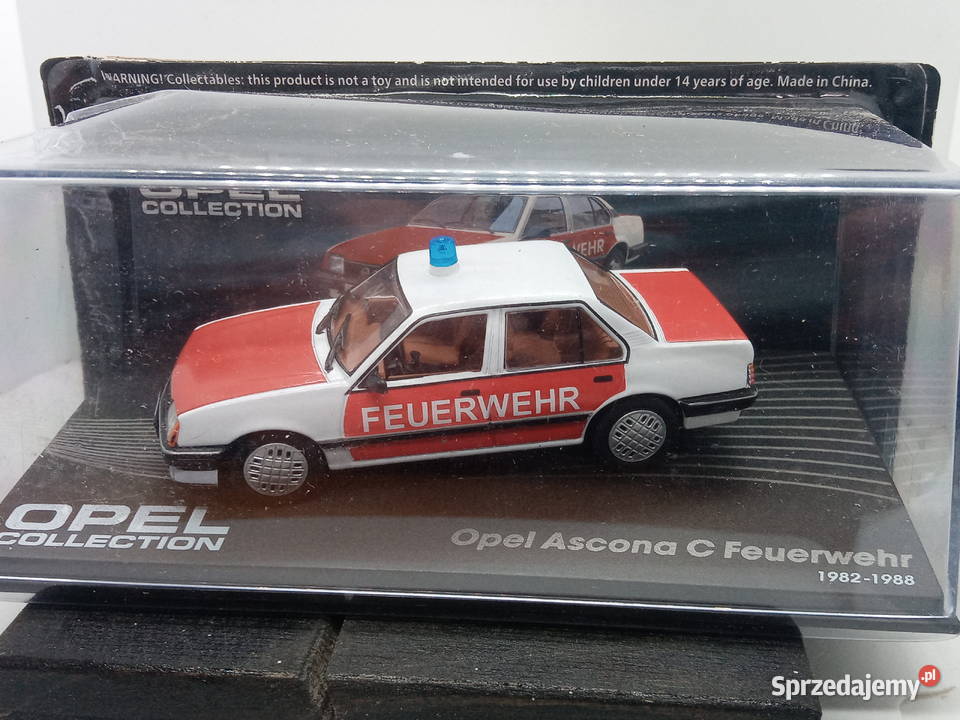 Straż Opel Ascona C Feuerwehr 143 Opel Radłów