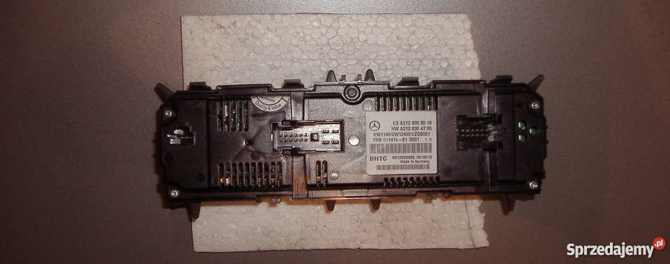 MERCEDES W207 W212 PANEL STEROWANIE KLIMATYZACJI osobowe Katowice