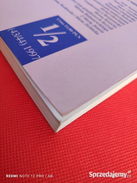 Teksty Drugie 12 4344 1997 Kuferek Harpagona IBL Rok wydania 1997 śląskie