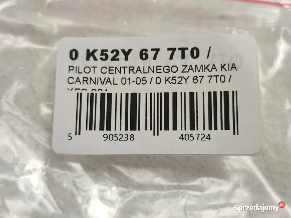 PILOT CENTRALNEGO ZAMKA KIA CARNIVAL 20012005