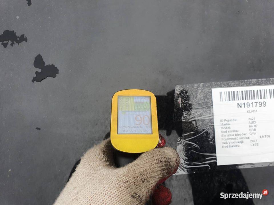 KLAPA AUDI A4 B7 LY9B CZARNY SEDAN