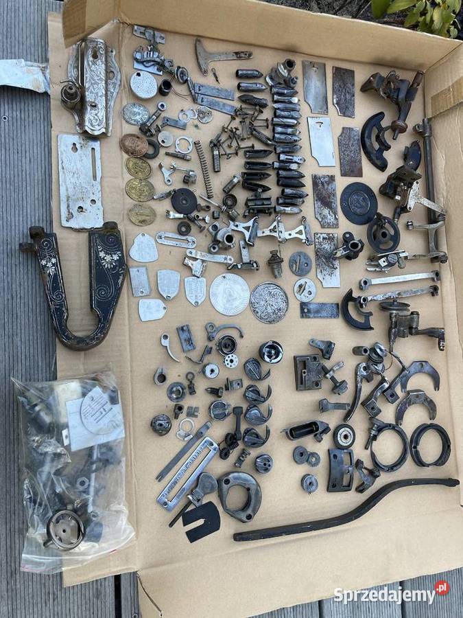 Domowe zabytkowe maszyny do szycia części Piotrków Kujawski