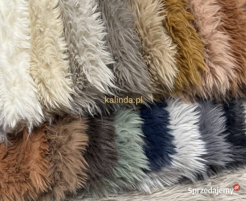 Mika tkanina tapicerska sztuczne futerko z