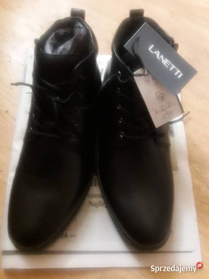 Trzewiki ocieplane męskie Lanetti DURAIN03S MI08 Warszawa